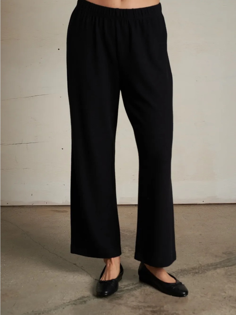 Perfectwhitetee marcie brushed sweater straight leg pant